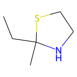 2-ethyl-2-methylthiazolidine