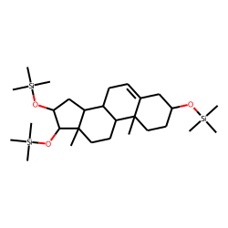 3B,16A,17B-Trihydroxyandrost-5-ene, tris-TMS