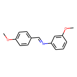 p-methoxybenzylidene-(3-methoxyphenyl)-amine