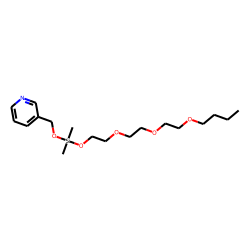 3-(3,3-Dimethyl-2,4,7,10,13-pentaoxa-3-silaheptadec-1-yl)pyridine