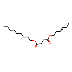 Succinic acid, cis-hex-3-enyl nonyl ester