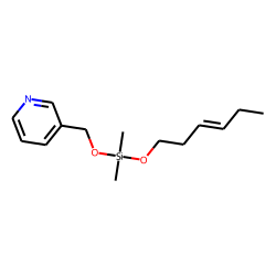 trans-3-Hexen-1-ol, picolinyloxydimethylsilyl ether