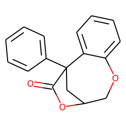 1-Benzoxepin-5-carboxylic acid,2,3,4,5-tetrahydro-3-hydroxy-5-phenyl-,gamma-lactone