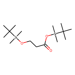 Propanoic acid, 3-[(tert-butyldimethylsilyl)oxy]-, tert-butyldimethylsilyl ester