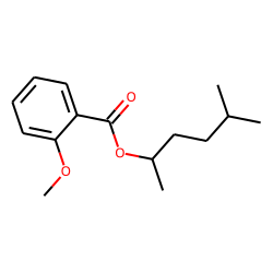 2-Methoxybenzoic acid, 1,4-dimethylpentyl ester