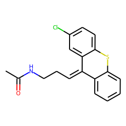 Clopenthixol M (desalkyl-), monoacetylated