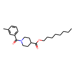 Isonipecotic acid, N-(3-methylbenzoyl)-, octyl ester