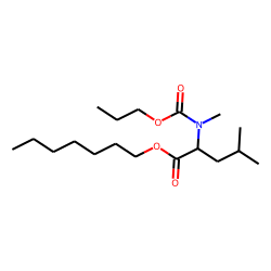 l-Leucine, N-methyl-n-propoxycarbonyl-, heptyl ester