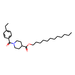 Isonipecotic acid, N-(4-ethylbenzoyl)-, dodecyl ester