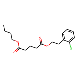 Glutaric acid, butyl 2-(2-chlorophenyl)ethyl ester