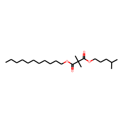 Dimethylmalonic acid, isohexyl undecyl ester