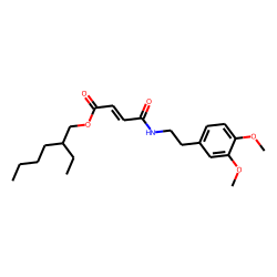 Fumaric acid, monoamide, N-(3,4-dimethoxyphenethyl)-, 2-ethylhexyl ester