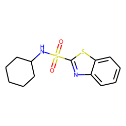 N-cyclohexyl-2-benzothiazole sulfonamide
