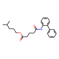 Glutaric acid, monoamide, N-(2-biphenyl)-, isohexyl ester