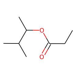 Propanoic acid, 1,2-dimethylpropyl ester