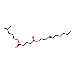 Glutraic acid, cis-non-3-enyl isohexyl ester