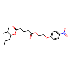 Glutaric acid, 2-methylhex-3-yl 2-(4-nitrophenoxy)ethyl ester