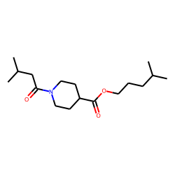 Isonipecotic acid, N-(3-methylbutyryl)-, isohexyl ester