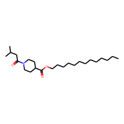 Isonipecotic acid, N-(3-methylbutyryl)-, tridecyl ester