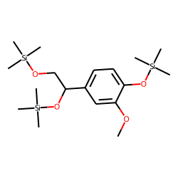 (4-Hydroxy-3-methoxyphenyl)ethylene glycol tris(trimethylsilyl) ether