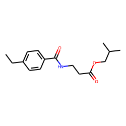 «beta»-Alanine, N-(4-ethylbenzoyl)-, isobutyl ester