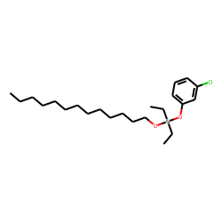 Silane, diethyl(3-chlorophenoxy)tridecyloxy-