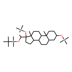 5«beta»-Pregnane-3«alpha»,17«alpha»,20«alpha»-triol, (3,17-O)-diTMSi, (20-O)-TBDMSi