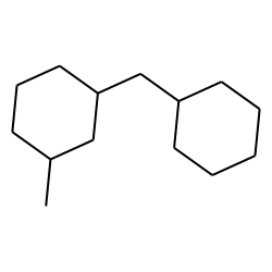 Cyclohexane, 1-(cyclohexylmethyl)-3-methyl-, trans-