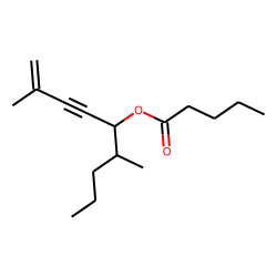 Valeric acid, 2,6-dimethylnon-1-en-3-yn-5-yl ester