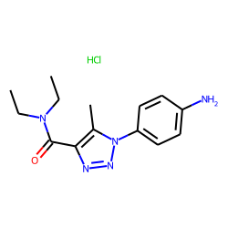 1(H)-[4-aminophenyl]-4-[diethylcarboxamide]-5-methyl-1,2,3-triazole, hydrochloride