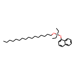 Silane, diethylhexadecyloxy(1-naphthoxy)-
