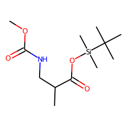 «beta»-Aminoisobutyric acid, ethoxycarbonylated, TBDMS