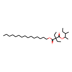 Diethylmalonic acid, 3-methylpent-2-yl pentadecyl ester