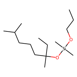 Silane, dimethyl(3,7-dimethyloct-3-yloxy)propoxy-