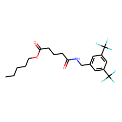 Glutaric acid, monoamide, N-(3,5-di(trifluoromethyl)benzyl)-, pentyl ester