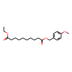 Sebacic acid, ethyl 4-methoxybenzyl ester
