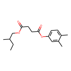 Succinic acid, 3,4-dimethylphenyl 2-methylbutyl ester