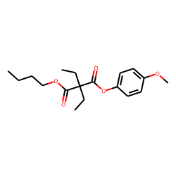 Diethylmalonic acid, butyl 4-methoxyphenyl ester