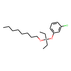 Silane, diethyl(3-chlorophenoxy)octyloxy-