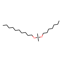Silane, dimethyldecyloxyheptyloxy-