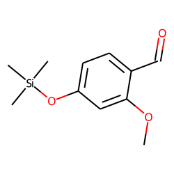 4-Hydroxy-2-methoxybenzaldehyde, trimethylsilyl ether