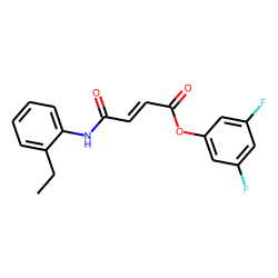 Fumaric acid, monoamide, N-(2-ethylphenyl)-, 3,5-difluorophenyl ester