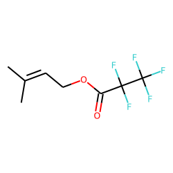 3-Methyl-2-buten-1-ol, pentafluoropropionate