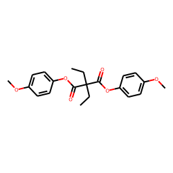 Diethylmalonic acid, di(4-methoxyphenyl) ester