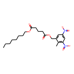 Glutaric acid, 3,5-dinitro-2-methylbenzyl octyl ester