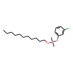 Silane, (3-chlorophenyloxy)dimethylundecyloxy-