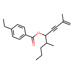 4-Ethylbenzoic acid, 2,6-dimethylnon-1-en-3-yn-5-yl ester