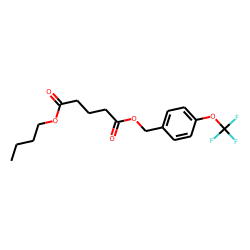 Glutaric acid, butyl 4-(trifluoromethoxy)benzyl ester