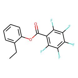 2-Ethylphenol, pentafluorobenzoyl ester