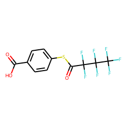 Benzoic acid, 4-(heptafluorobutyrylthio)-